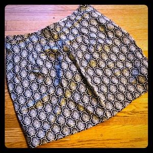 Black & White Mini Skirt